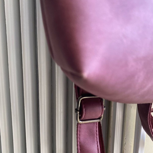 Backpack suede used backpack with zipper compartment