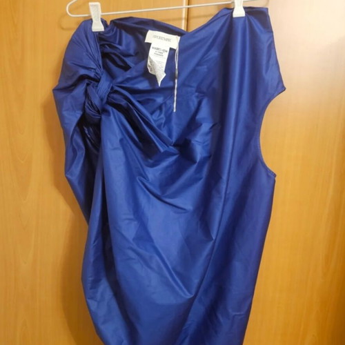 Sportmax asymmetrical blouse new, blue, size L