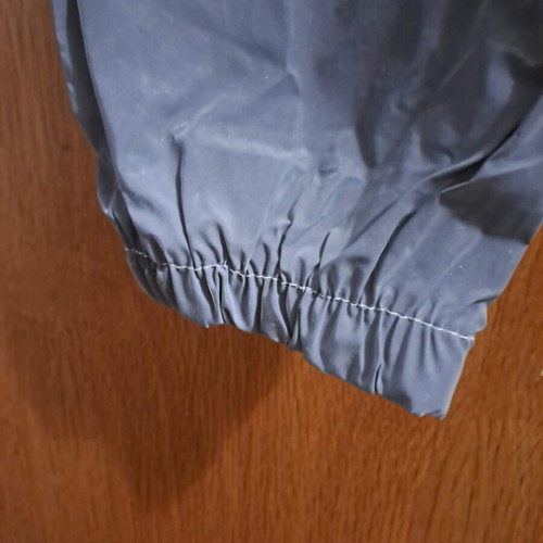 Reflective grey nylon pants, small size