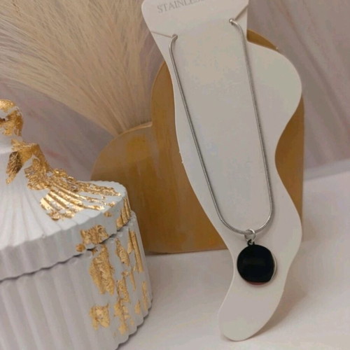 Stainless steel anklet new, silver color
