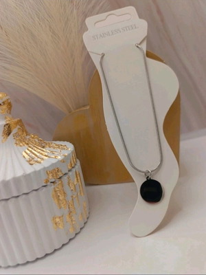 Stainless steel anklet new, silver color