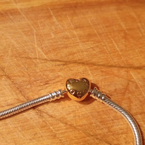 Pandora Snake Bracelet 20 cm like new, gold and silver