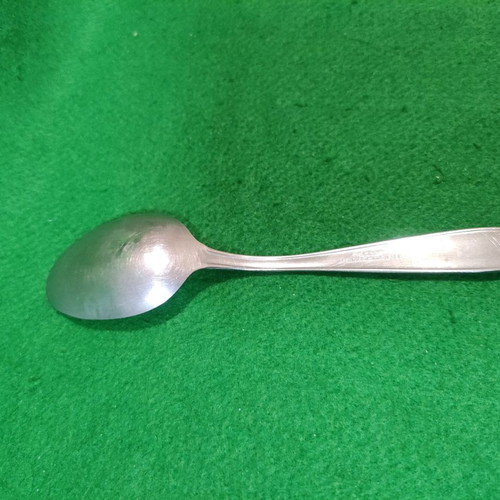 Xenia 1968 soup spoon used, Afentakis Rostfrei