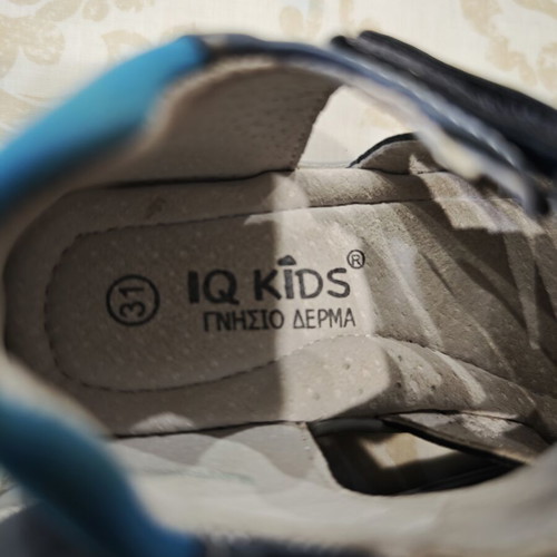 IQ Shoes Kids Sandals size 31 new leather summer