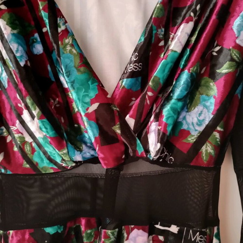 Mini dress Chic Mess new with transparency