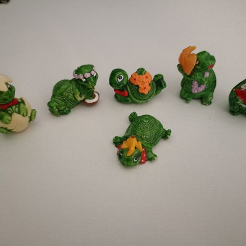 Kinder turtles set 6 from 1993 like new