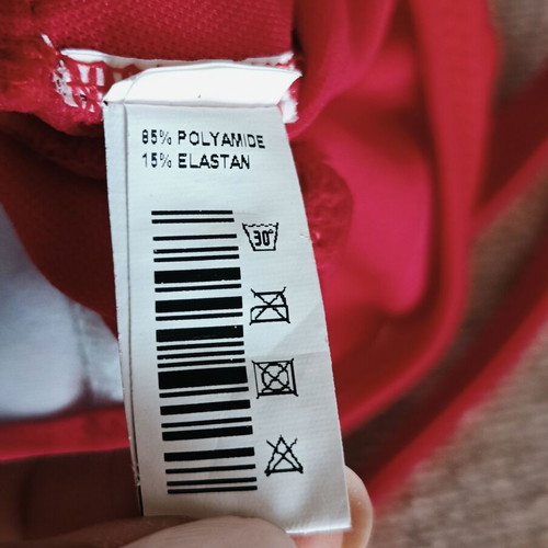 Isabelle one-piece swimsuit Large new, red