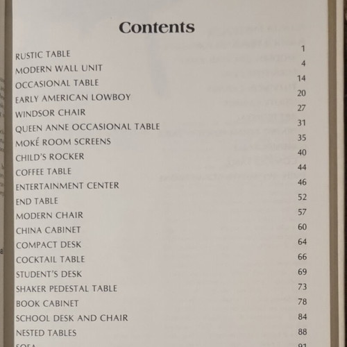 Furniture You Can Make book new, English