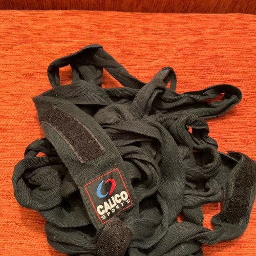 Calico Sports boxing set used with gloves, shin guards and wraps