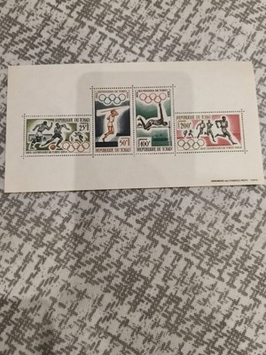 Commemorative stamp sheet Tokyo 1964 Olympics new