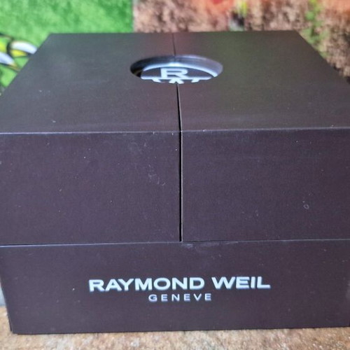 Raymond Weil folding watch box with cushion used