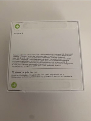 Apple AirPods 4 sealed packaging
