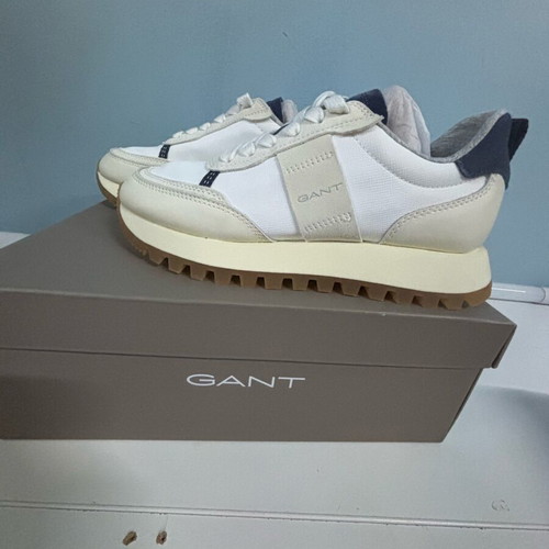 Gant women's athletic sneakers new, size 38, white and blue