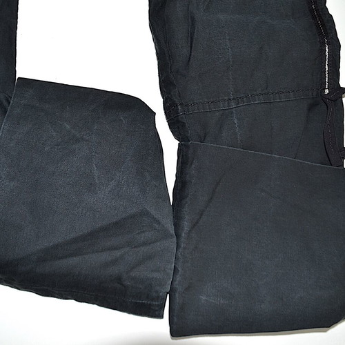 Marithé + François Girbaud trousers size 34, black and silver