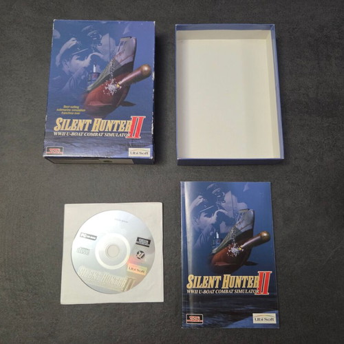 Silent Hunter II PC game used, small box, English manual