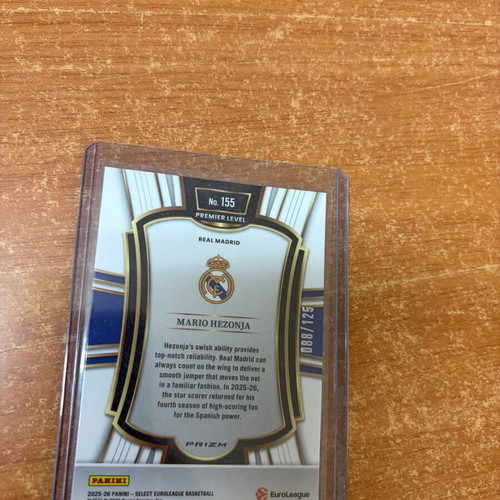 2025-26 Panini Select Euroleague Rudy Fernandez Premier Level Green Camo card new