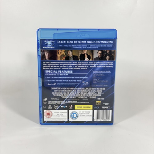 The Da Vinci Code Extended Cut Blu-ray like new with English subtitles