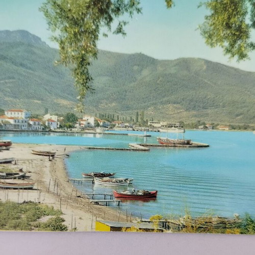 Color Postcard Thassos used