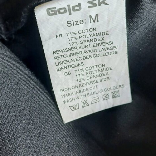 Black leggings size M like new with zipper