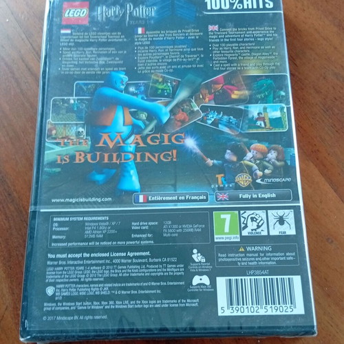Lego Harry Potter Years 1-4 PC DVD-ROM game new sealed