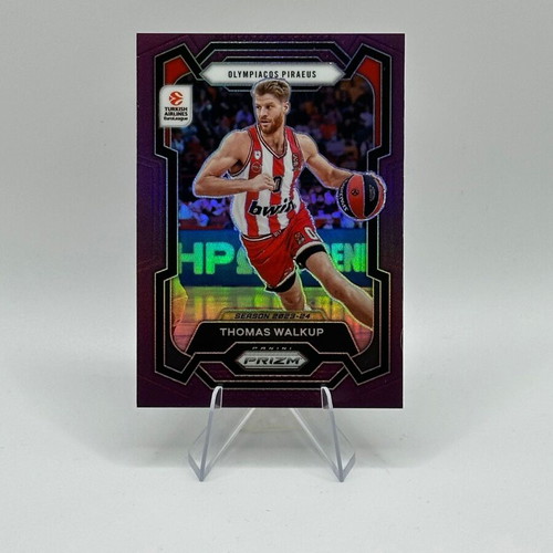 2023-24 Euroleague Prizm Thomas Walkup Purple card new