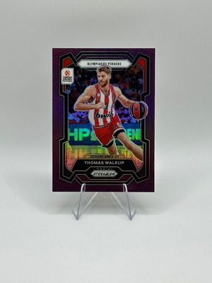2023-24 Euroleague Prizm Thomas Walkup Purple card new