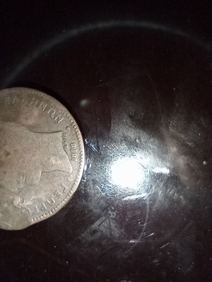 5 Lepta 1878 used, moderate condition