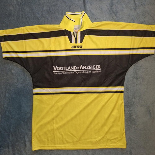 JAKO Schwarz-Gold Raschau retro football shirt like new