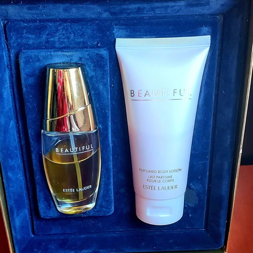 Estee Lauder Beautiful gift set used, Eau de Parfum 30 ml with body lotion