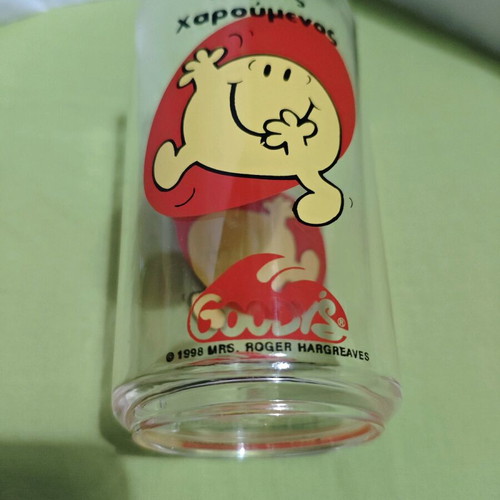 Plastic cup Mr Happy like new, Goody's
