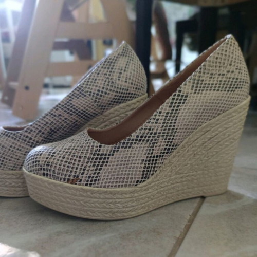 Wedge platform shoes like new, size 37.5-38