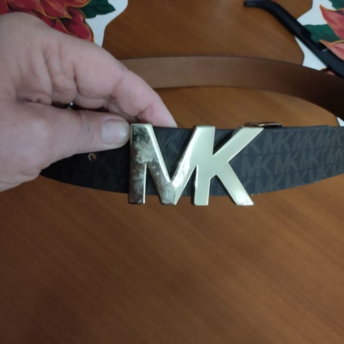 A-Cold-Wall belt used, brown and beige, size 100