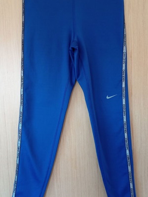 Nike Pro Therma Fit дамски клин като нов, кралско синьо