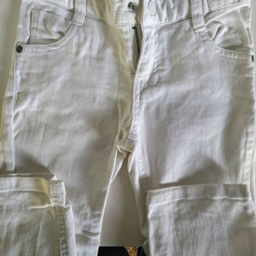 White denim pants for 3-year-old boy used