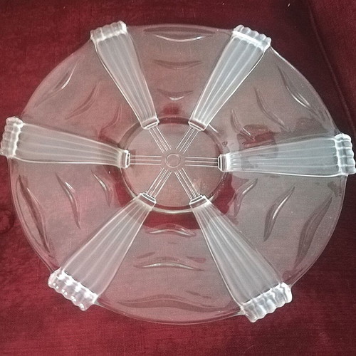 Crystal platter like new