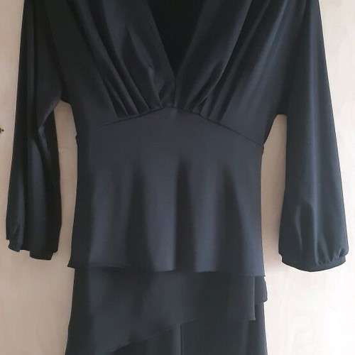 Veloudaki asymmetrical skirt black size M 38 10 like new