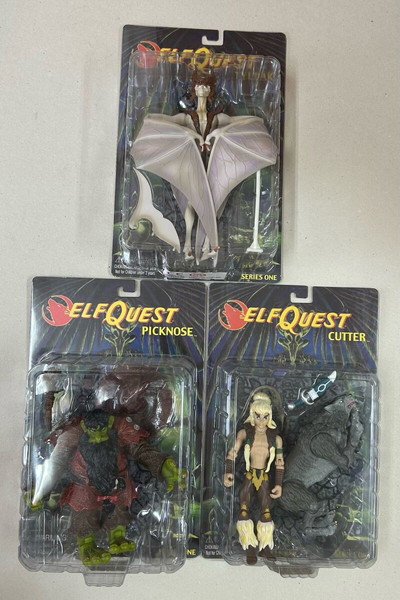 Πακέτο Evil Genius Toys 2001 Elf Quest Series One Picknose, Cutter & Tyldak Καινούργια Τιμή 180 ευρώ