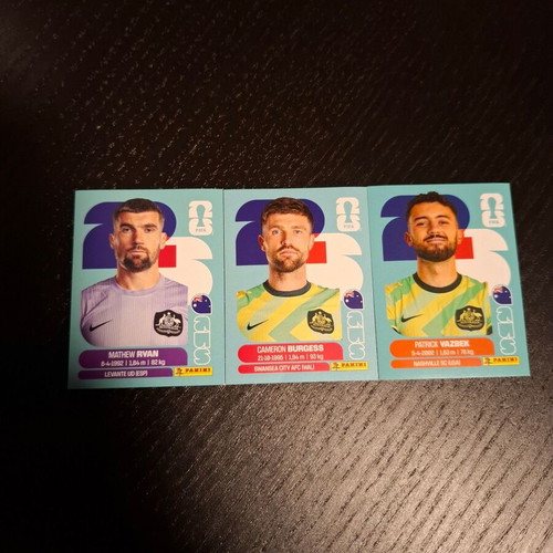 Australia Players FIFA World Cup 2026 Stickers new