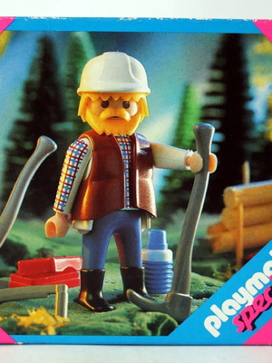 Playmobil Special 4515 Woodcutter new, sealed 1995