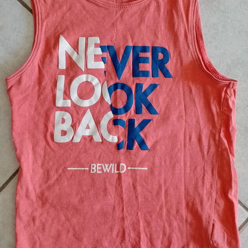 Summer t-shirts pack of 5 used, sizes 146-152 cm, colorful