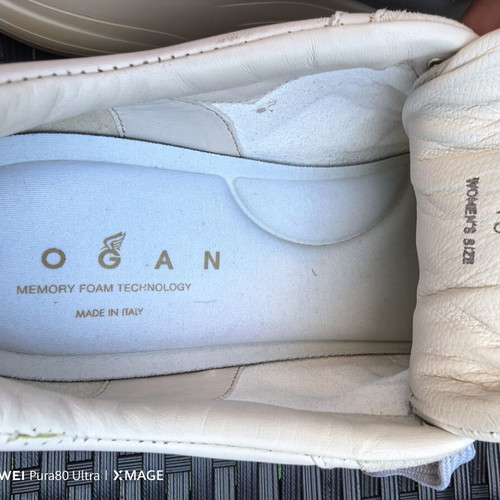 Hogan sports shoes size 40, white beige