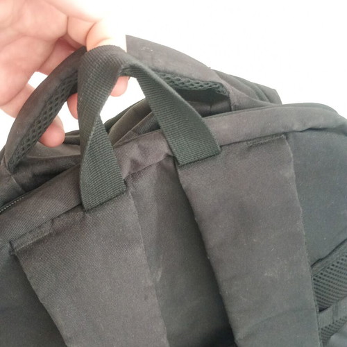 Artisti Italiani backpack used, suitable for laptop transport, black