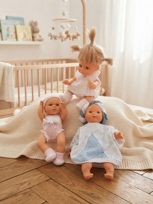 Set of 3 baby dolls including 1980 Migliorati Italian doll