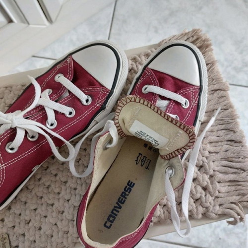 All Star authentic burgundy sneakers new, size 36