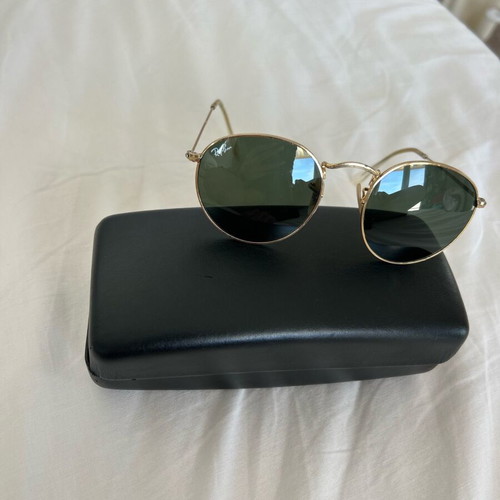 Ray-Ban sunglasses new, green with gold