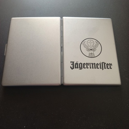 Jägermeister Metal Cigarette Case new