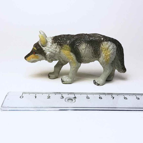 Dog plastic figure toy used