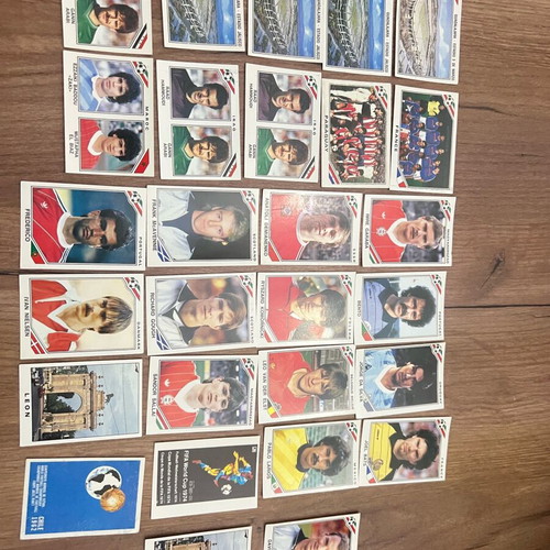 Αυτοκόλλητα Panini Mexico 86 μεταχειρισμένα, πακέτο 28 τεμαχίων