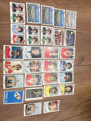 Αυτοκόλλητα Panini Mexico 86 μεταχειρισμένα, πακέτο 28 τεμαχίων