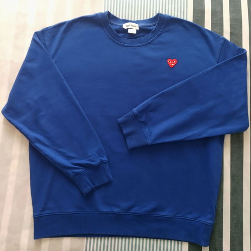 Comme Des Garcons Men's Shirt Like New, Ultramarine Blue, Size L